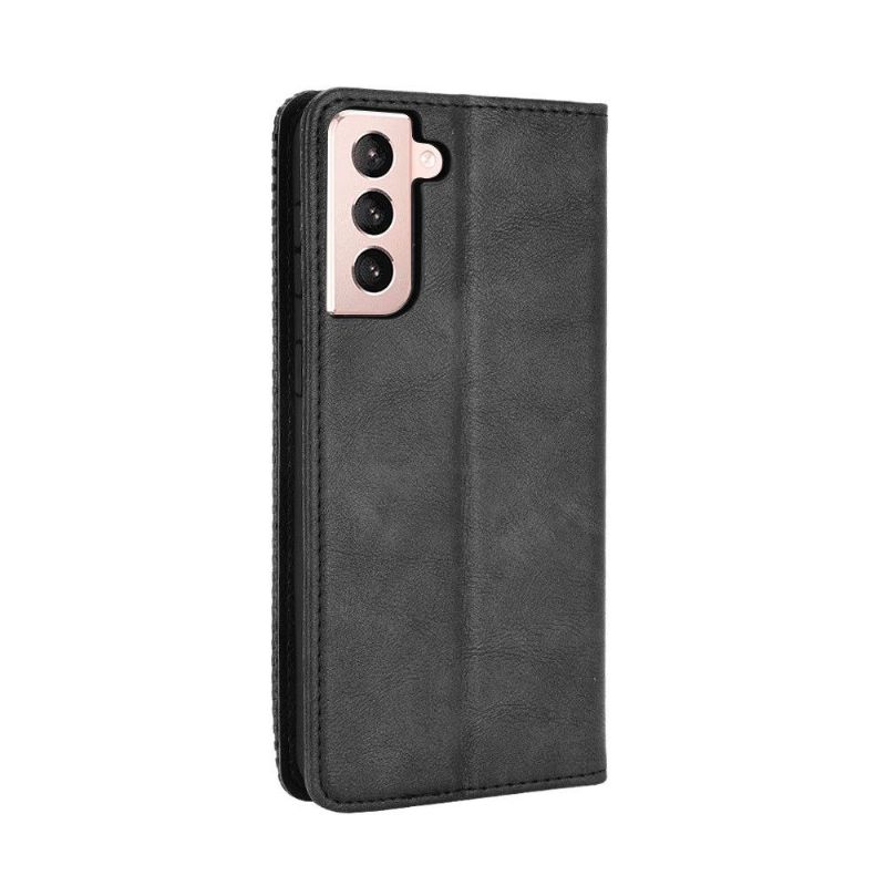 Flip Case voor Samsung Galaxy S21 Plus 5G Leer In Cirénius-stijl