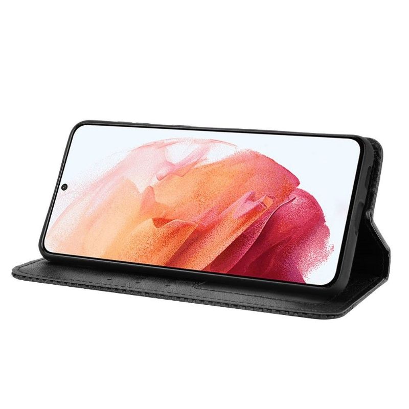 Flip Case voor Samsung Galaxy S21 Plus 5G Leer In Cirénius-stijl