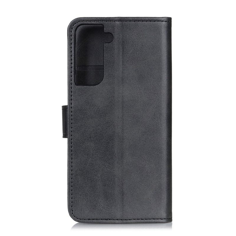 Folio-hoesje voor Samsung Galaxy S21 Plus 5G Marius Mat Leereffect