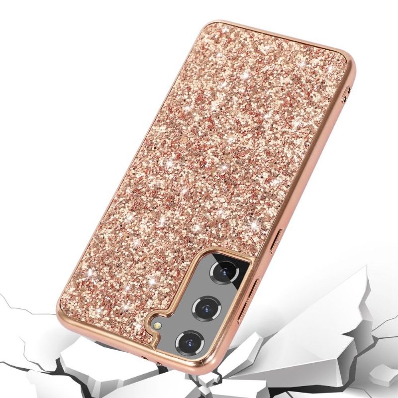 Hoesje voor Samsung Galaxy S21 Plus 5G Glamoureuze Pailletten