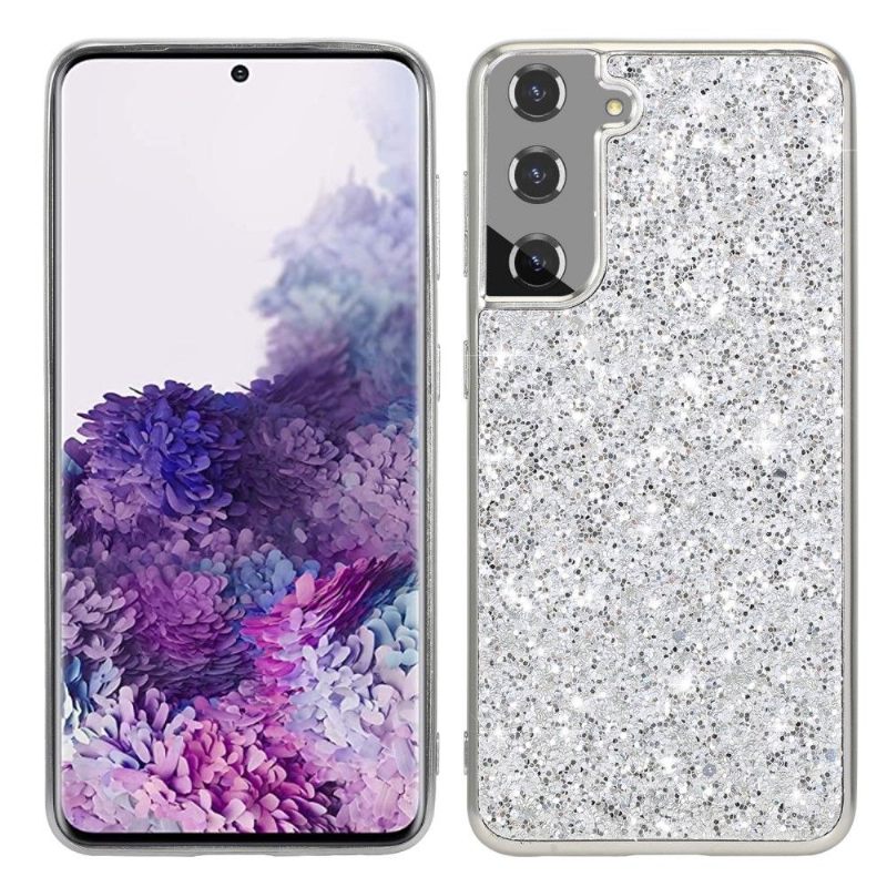 Hoesje voor Samsung Galaxy S21 Plus 5G Glamoureuze Pailletten