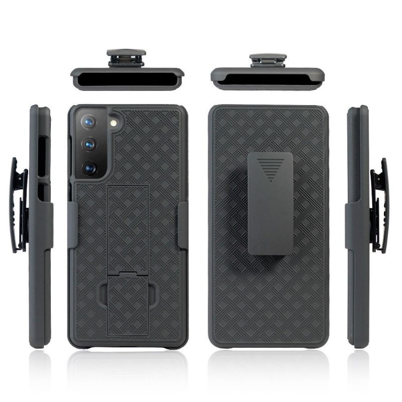 Hoesje voor Samsung Galaxy S21 Plus 5G Integraal Met Riemclip