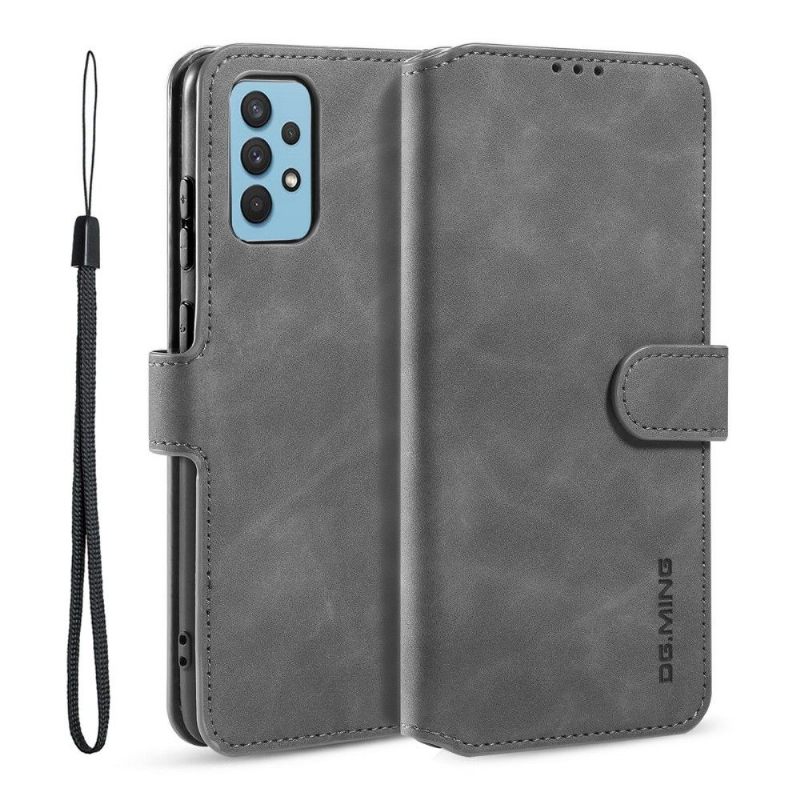 Leren Hoesje voor Samsung Galaxy S21 Plus 5G Dg Ming Retro Stijl