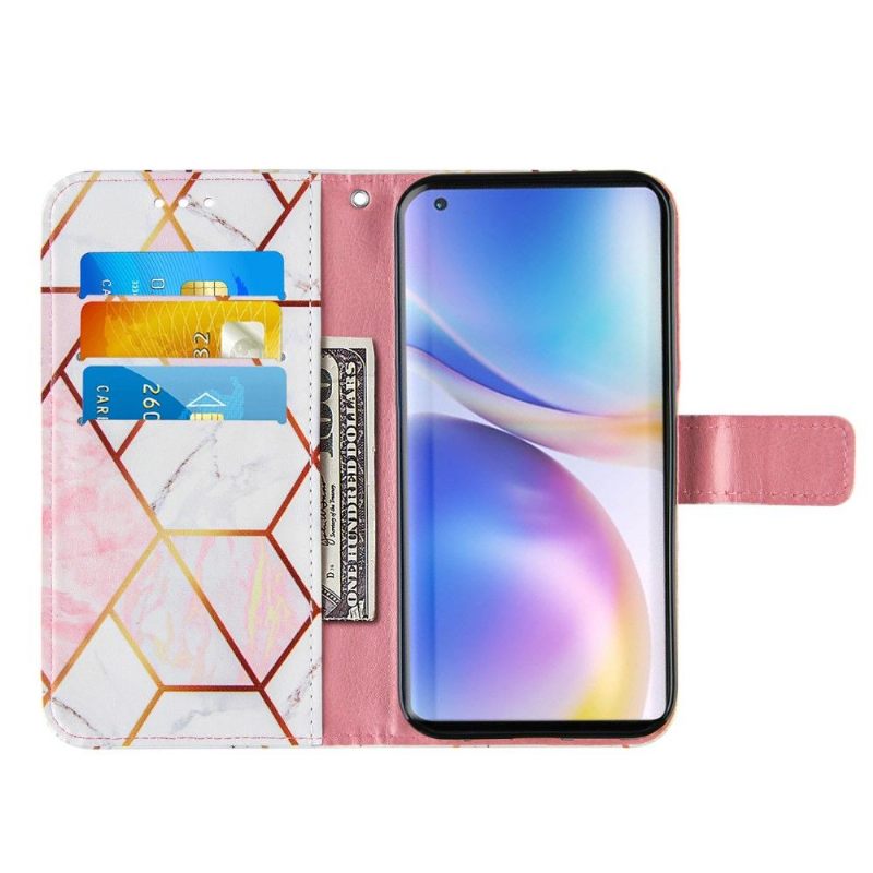 Folio-hoesje voor OnePlus 9 Chique Geometrie