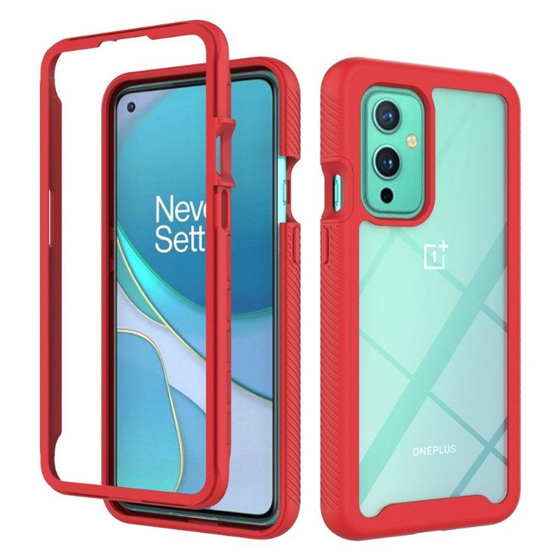 Hoesje voor OnePlus 9 Hybrid Clear Back Schokbestendig