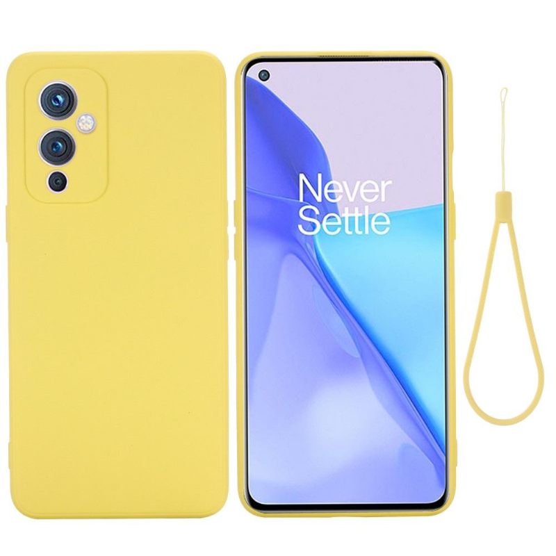 Hoesje voor OnePlus 9 Puro Vloeibare Siliconen