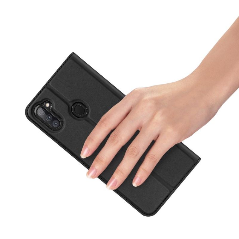 Cover voor Samsung Galaxy M11 Zakelijk Satijneffect