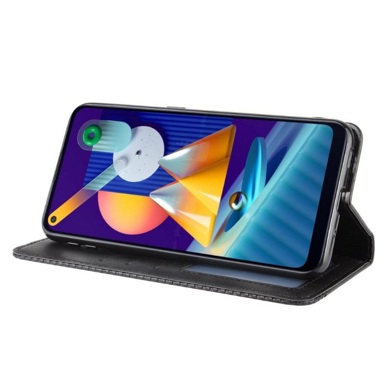 Leren Hoesje voor Samsung Galaxy M11 Leer In Cirénius-stijl