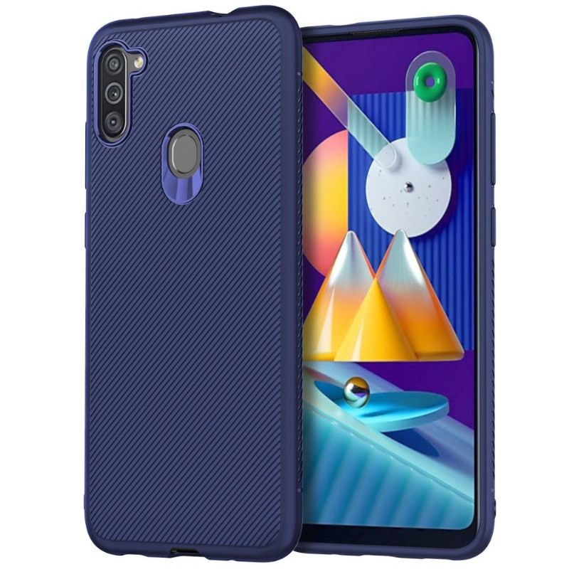 Telefoonhoesje voor Samsung Galaxy M11 Bescherming Streepeffect