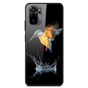 Hoesje voor Poco M5s Crown Bird Gehard Glas