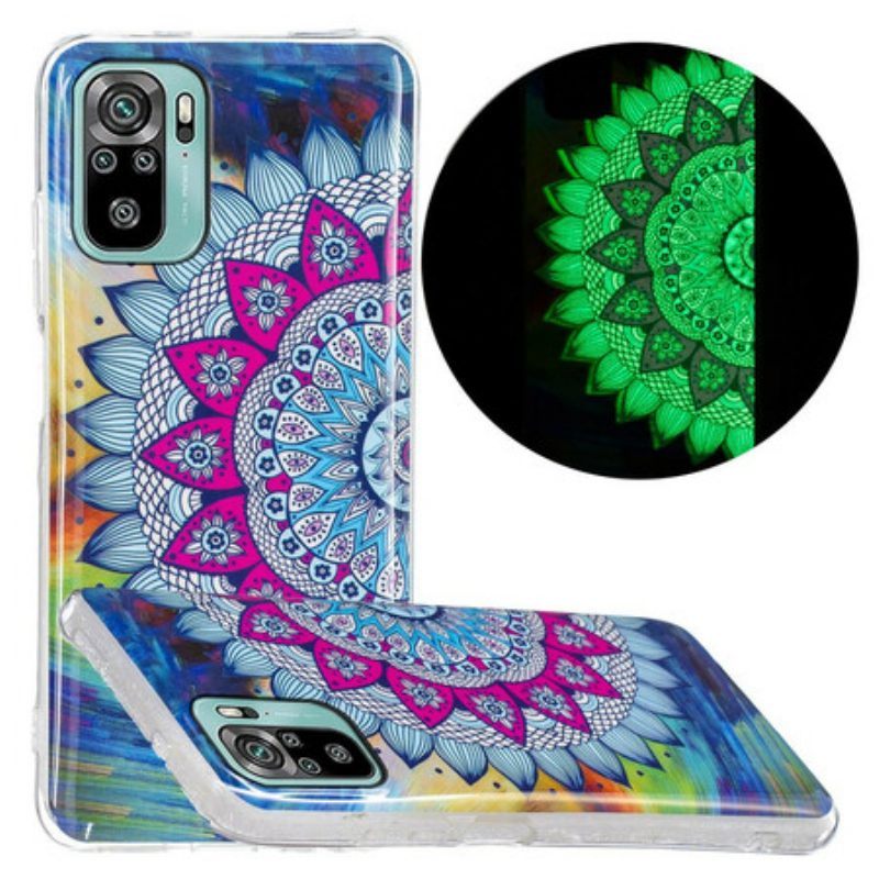 Hoesje voor Poco M5s Fluorescerende Kleurrijke Mandala