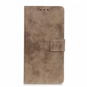 Leren Hoesje voor Poco M5s Vintage Leereffect