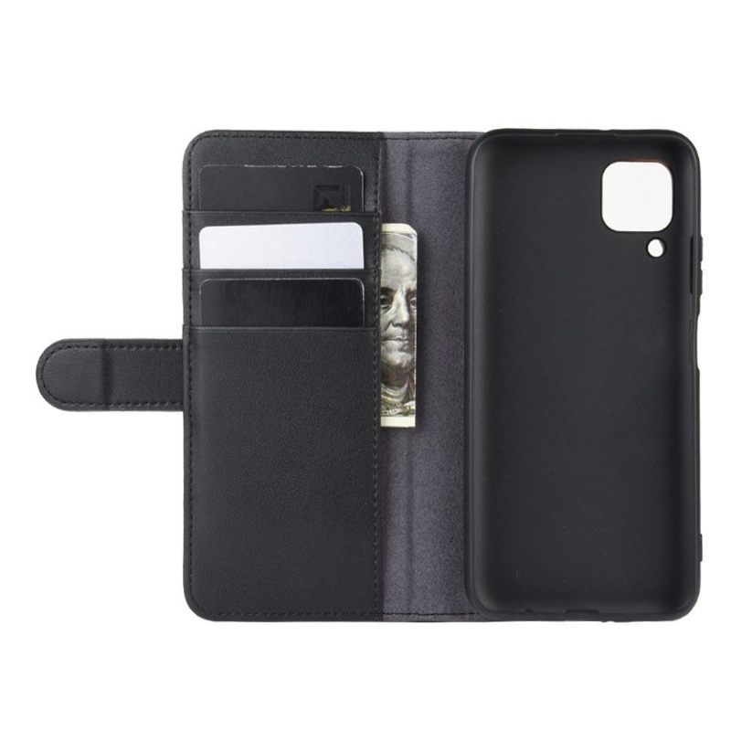 Cover voor Huawei P40 Lite Folio-hoesje Premium Leer