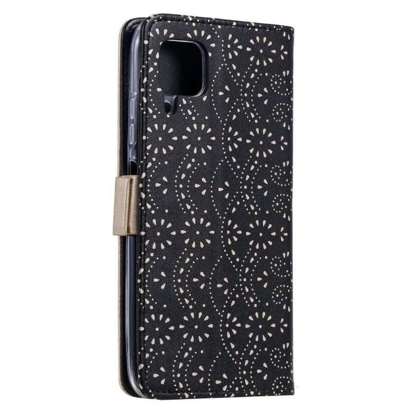 Flip Case voor Huawei P40 Lite Romantiek Kant