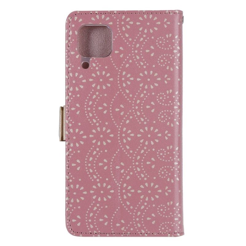 Flip Case voor Huawei P40 Lite Romantiek Kant