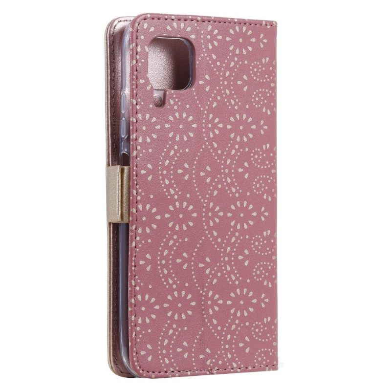 Flip Case voor Huawei P40 Lite Romantiek Kant