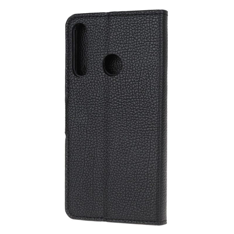 Folio-hoesje voor Huawei P40 Lite E-stijl Litchi-leer Met Huideffect