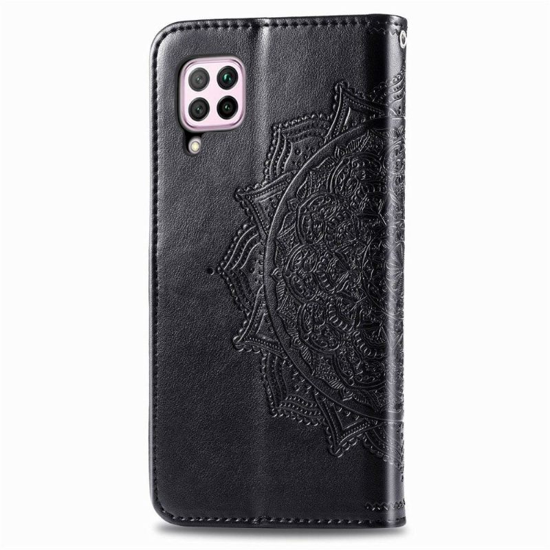 Folio-hoesje voor Huawei P40 Lite Mandala Zon Kaarthouder