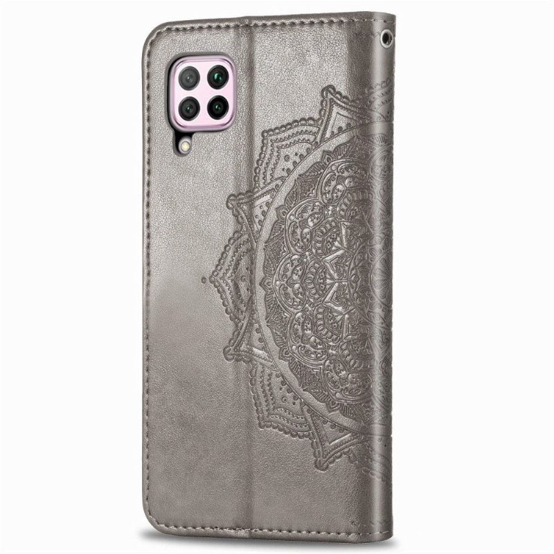 Folio-hoesje voor Huawei P40 Lite Mandala Zon Kaarthouder