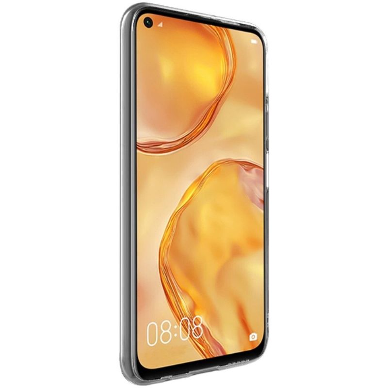 Hoesje voor Huawei P40 Lite Anti-fall Imak In Transparante Gel