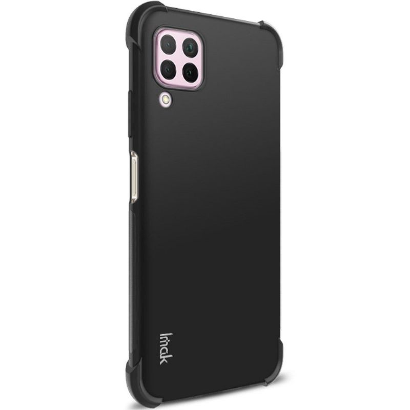 Hoesje voor Huawei P40 Lite Klasse Protect - Zwart Metaal