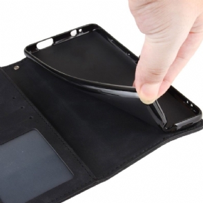 Flip Case voor OnePlus 8 Portemonnee Leren Premium Portemonnee Met Kaarthouder