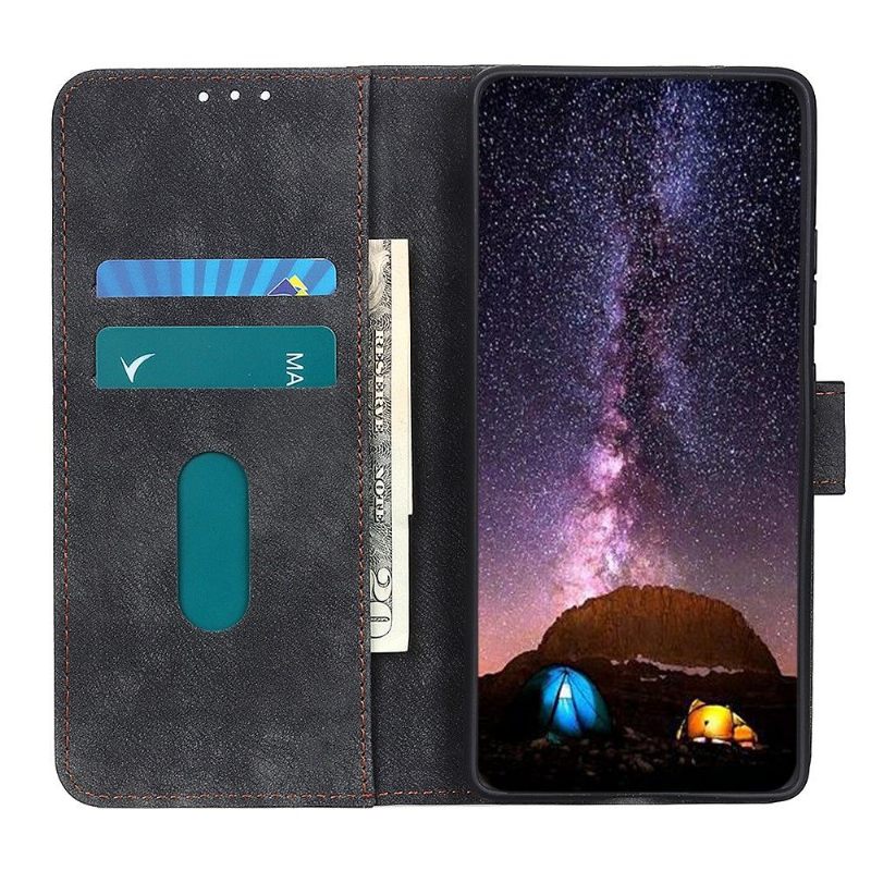 Flip Case voor OnePlus 8 Vintage-ondersteuningsfunctie