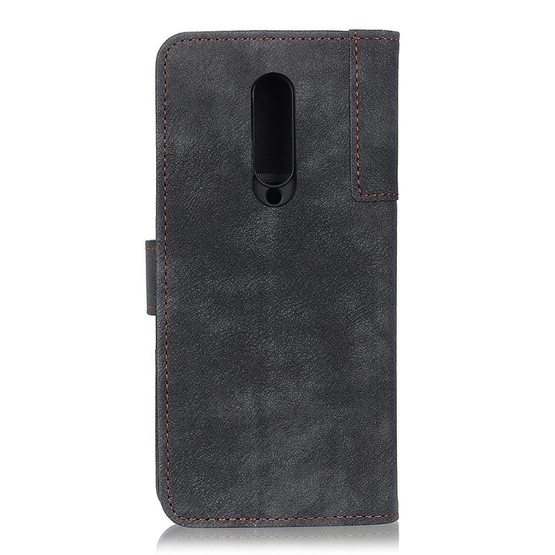 Flip Case voor OnePlus 8 Vintage-ondersteuningsfunctie