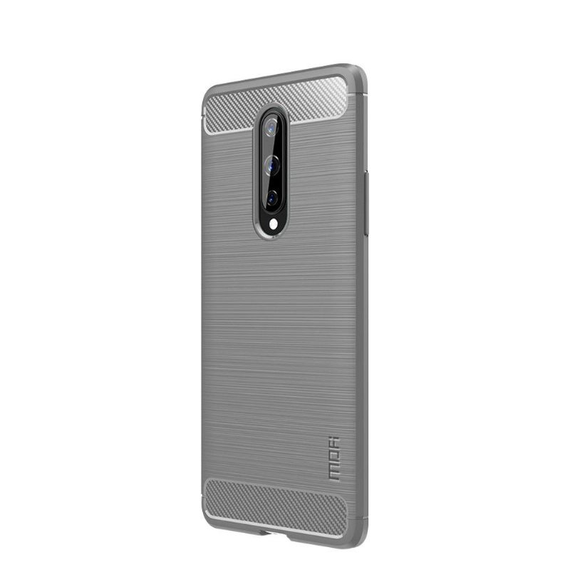 Hoesje voor OnePlus 8 Geborstelde Textuur Mofi