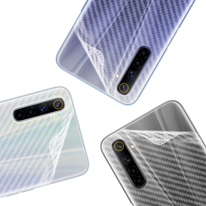 Carbon Achterste Films Voor Realme 6 (2 Stuks)