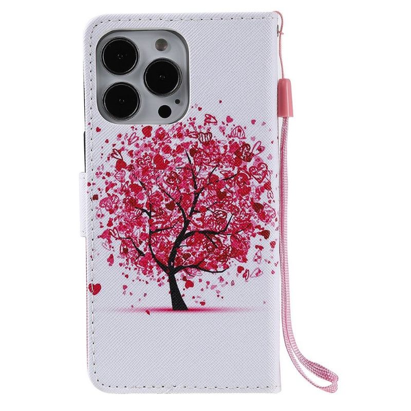 Folio-hoesje voor iPhone 13 Pro Bloemenboom