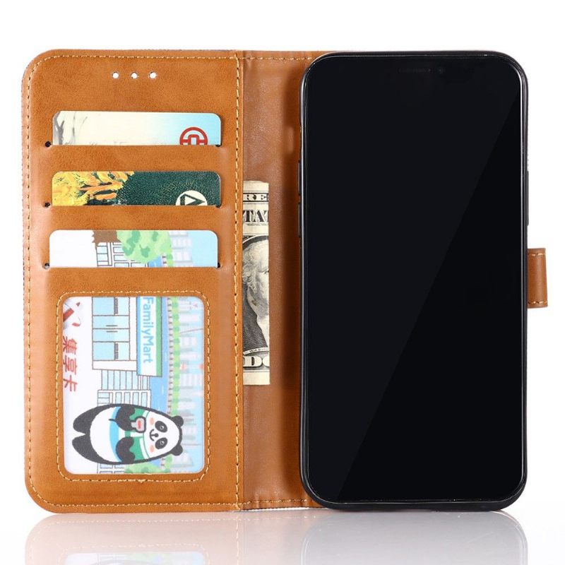 Folio-hoesje voor iPhone 13 Pro Canvaseffect Oxford