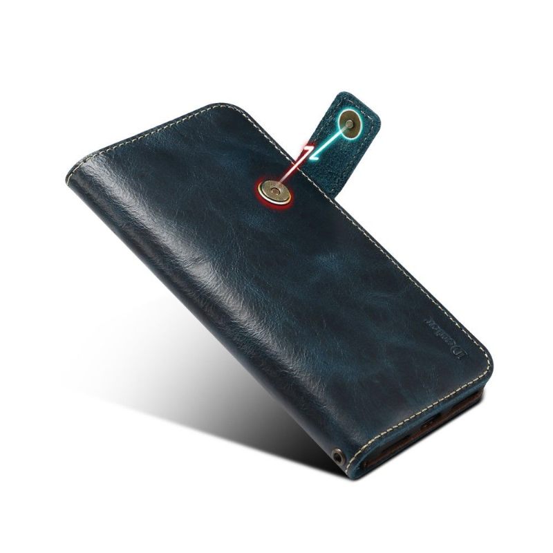 Folio-hoesje voor iPhone 13 Pro Denior Vintage Leer