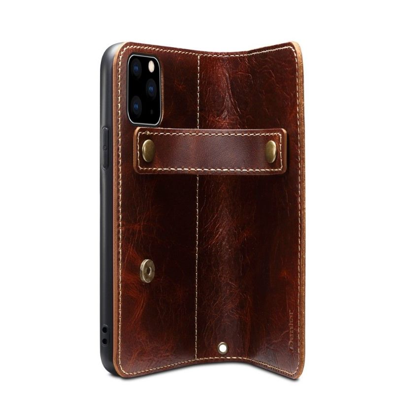 Folio-hoesje voor iPhone 13 Pro Denior Vintage Leer