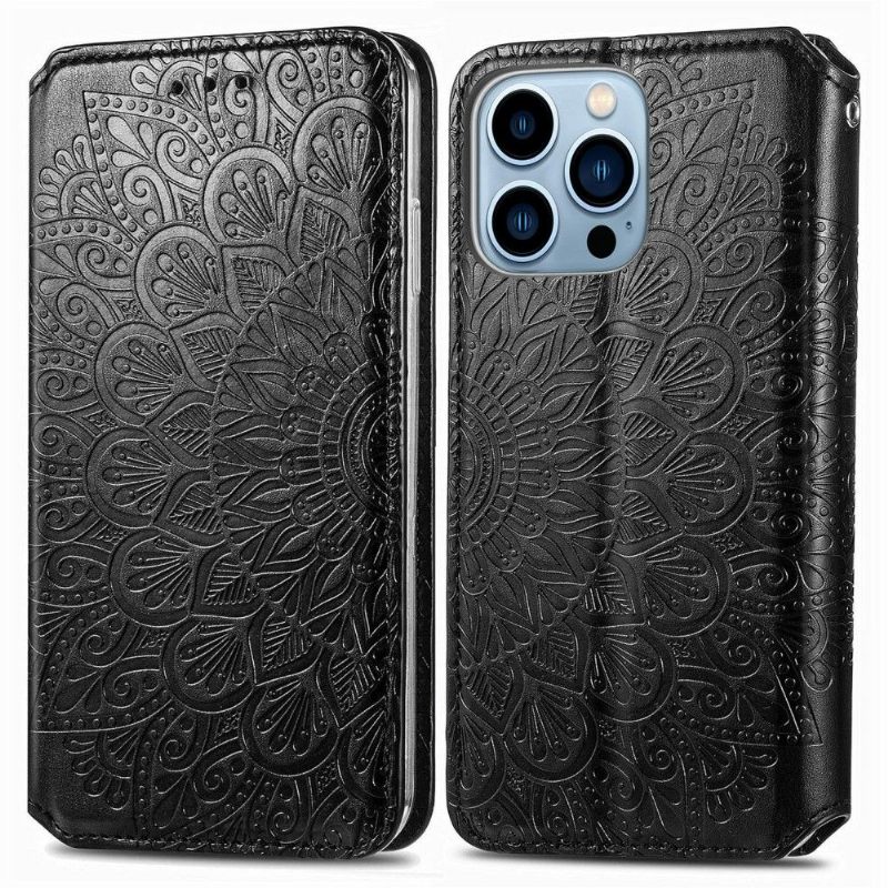 Folio-hoesje voor iPhone 13 Pro Flip Chique Mandala