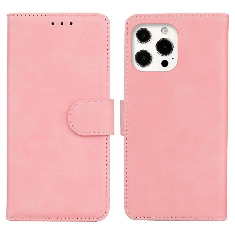 Folio-hoesje voor iPhone 13 Pro Romeins Soft Touch