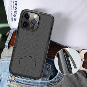 Hoesje voor iPhone 13 Pro Anti-fall Integraal Met Riemclip