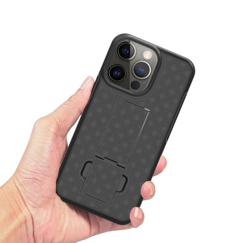 Hoesje voor iPhone 13 Pro Anti-fall Integraal Met Riemclip