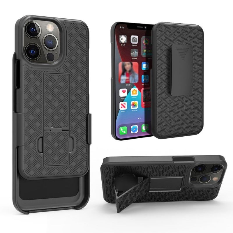 Hoesje voor iPhone 13 Pro Anti-fall Integraal Met Riemclip