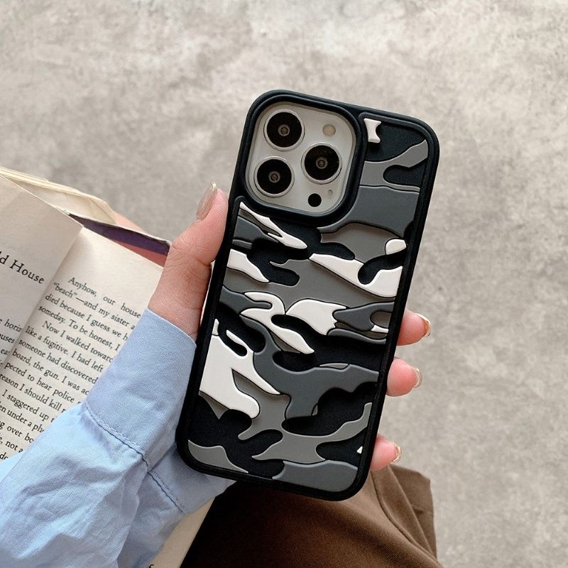 Hoesje voor iPhone 13 Pro Anti-fall Robuuste Militaire Camouflage