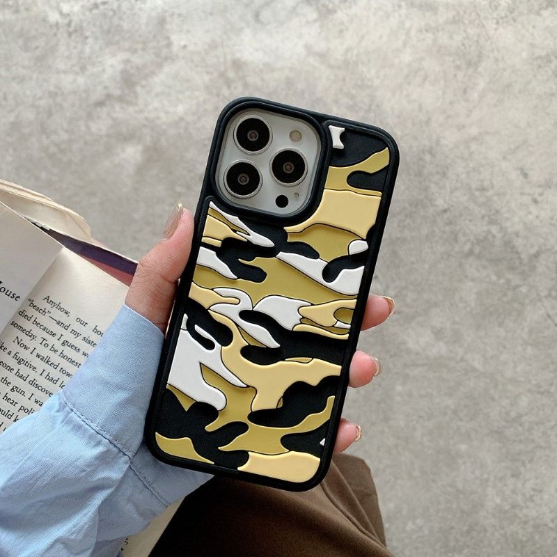 Hoesje voor iPhone 13 Pro Anti-fall Robuuste Militaire Camouflage
