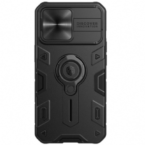 Hoesje voor iPhone 13 Pro Armor Case Met Lens Cover