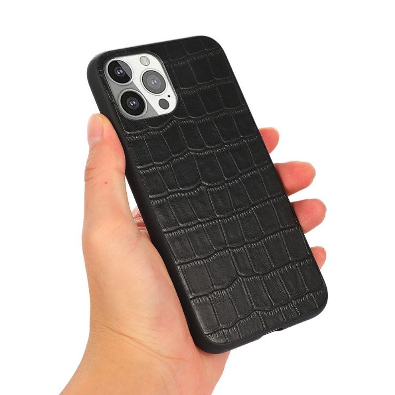 Hoesje voor iPhone 13 Pro Chique Croco