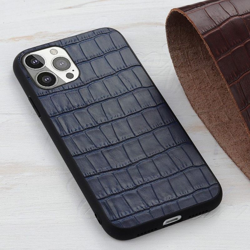 Hoesje voor iPhone 13 Pro Chique Croco