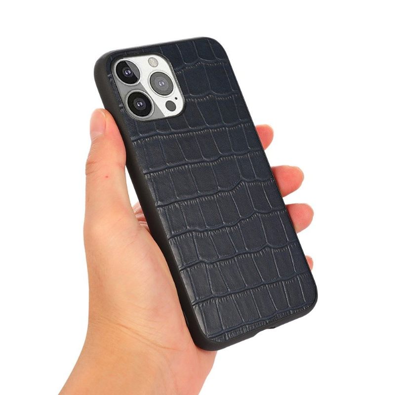 Hoesje voor iPhone 13 Pro Chique Croco