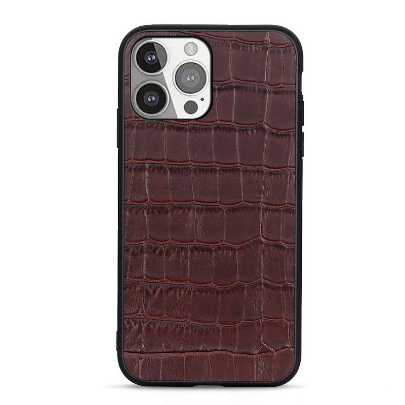 Hoesje voor iPhone 13 Pro Chique Croco