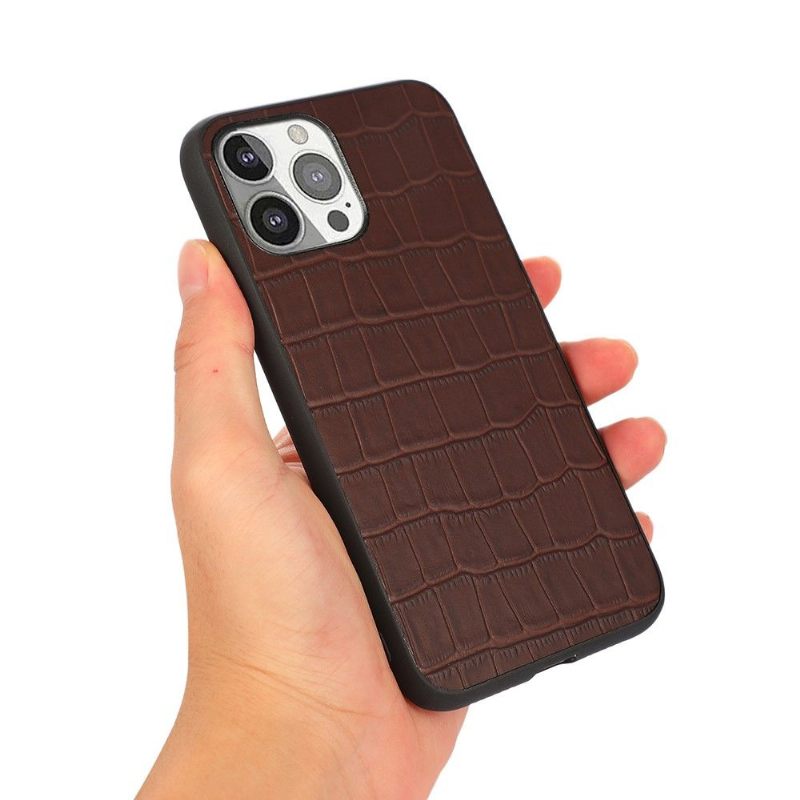 Hoesje voor iPhone 13 Pro Chique Croco