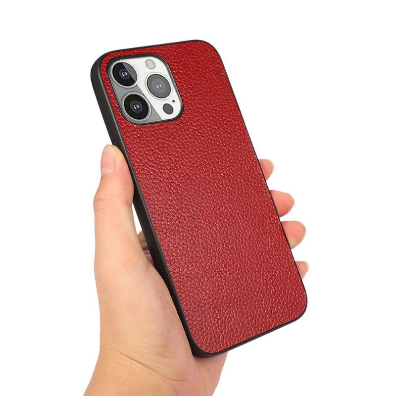 Hoesje voor iPhone 13 Pro Generfd Leer