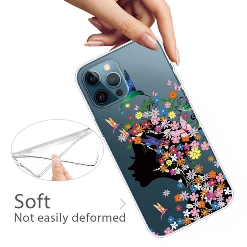 Hoesje voor iPhone 13 Pro Kolibrie Bloemen