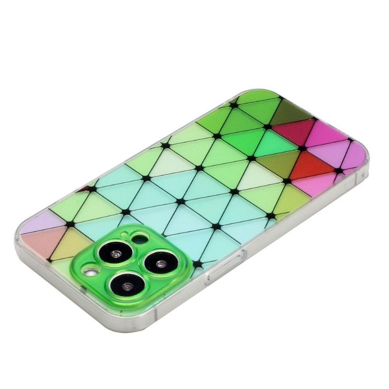 Hoesje voor iPhone 13 Pro Mona Rhombus